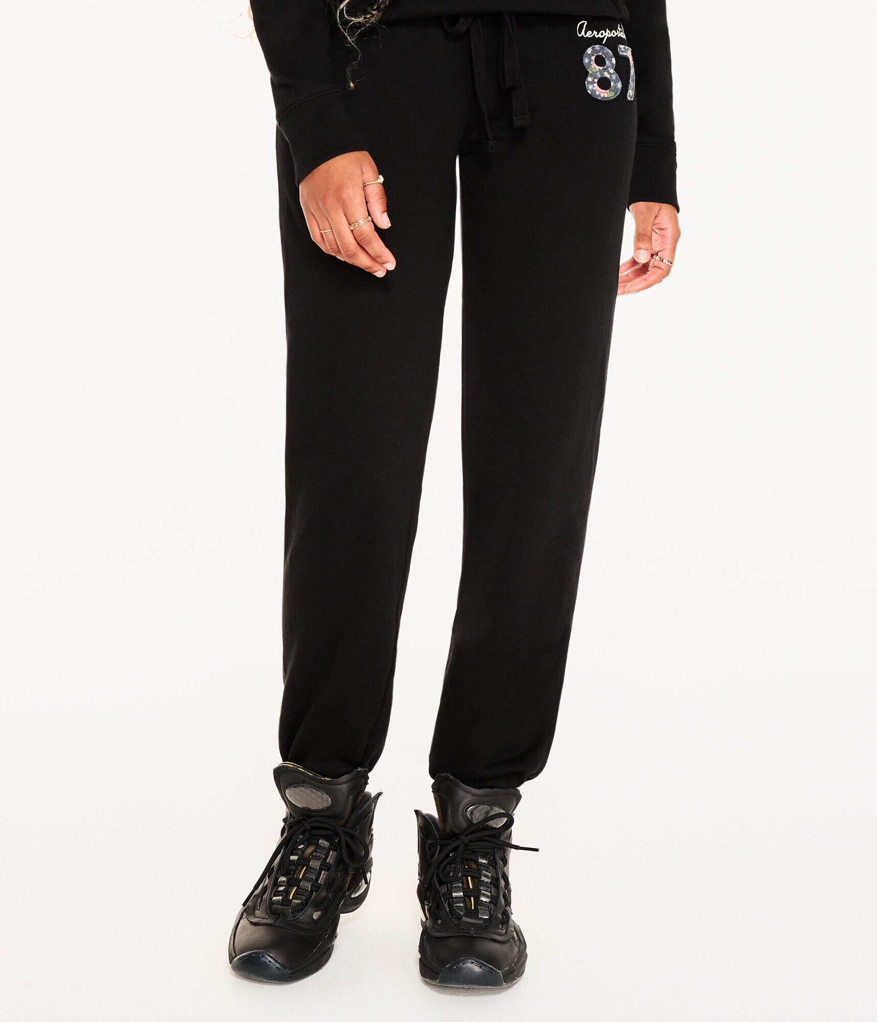 Aeropostale 87 Floral Fill Cinched Sweatpants