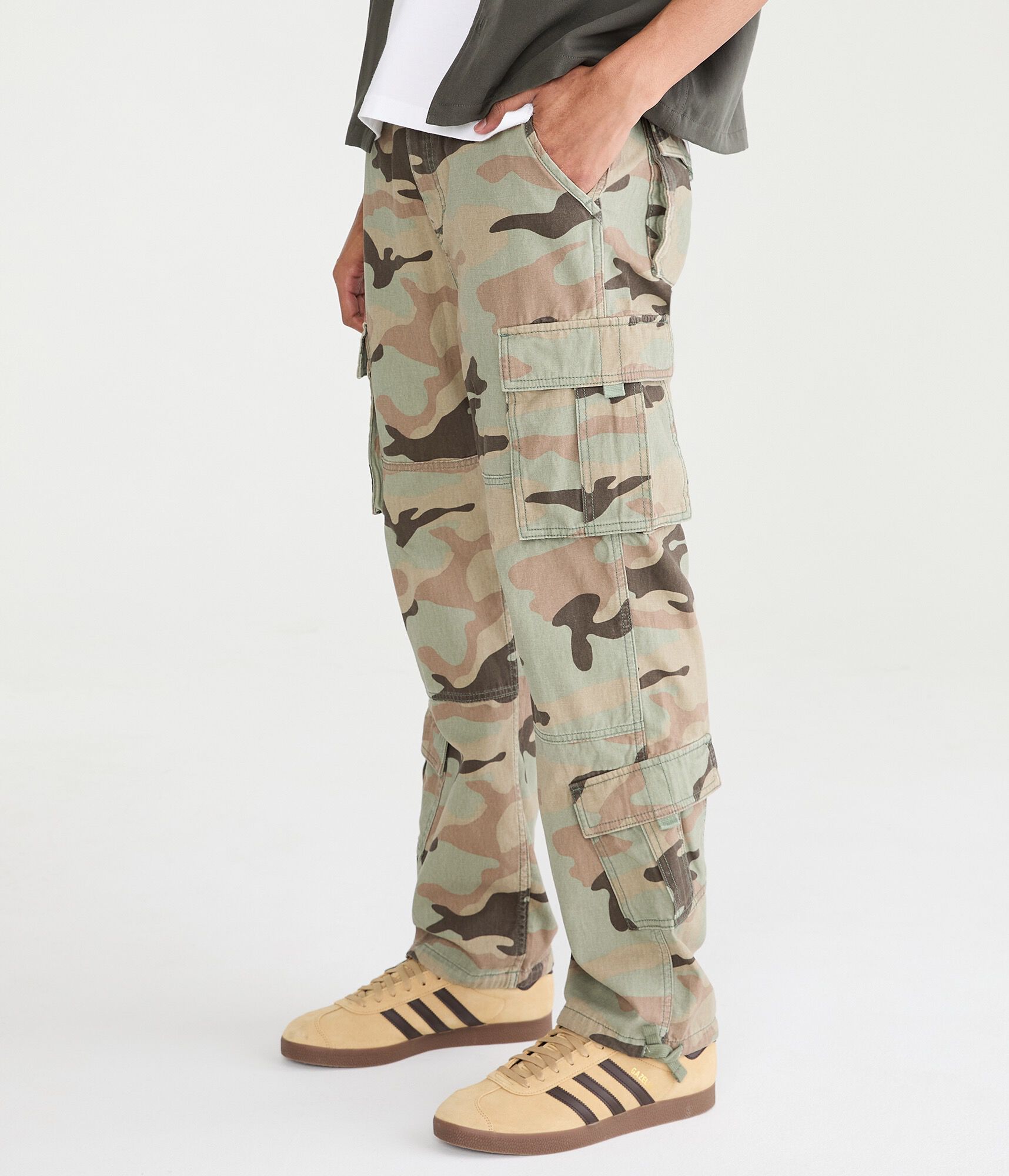 Camo Baggy Cargo Pants