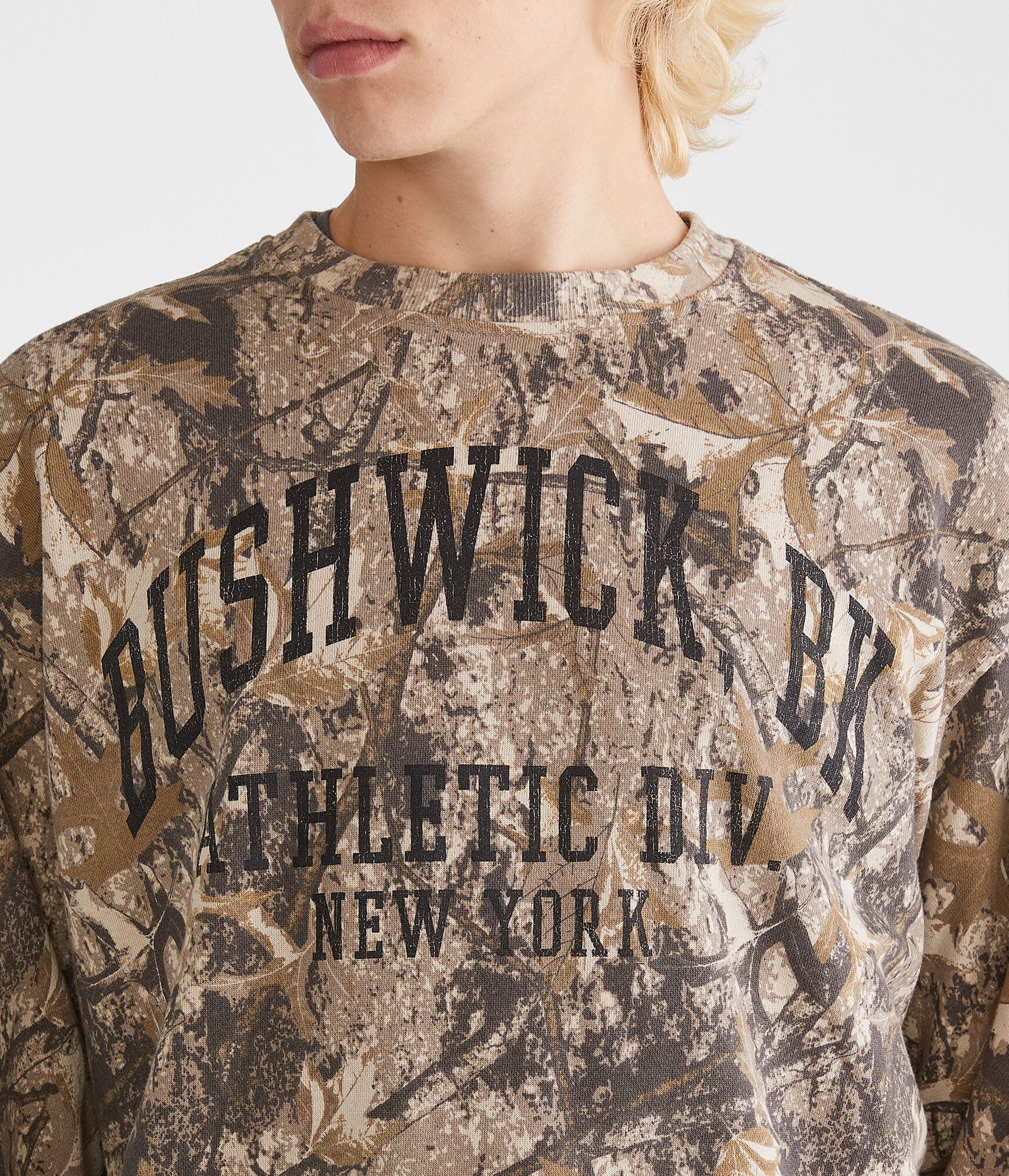Bushwick Forest Camo Crew Sweatshirt