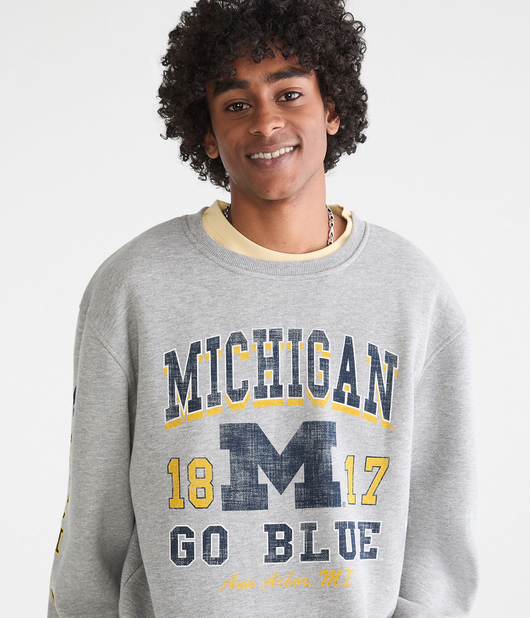 Michigan Wolverines Crew Sweatshirt