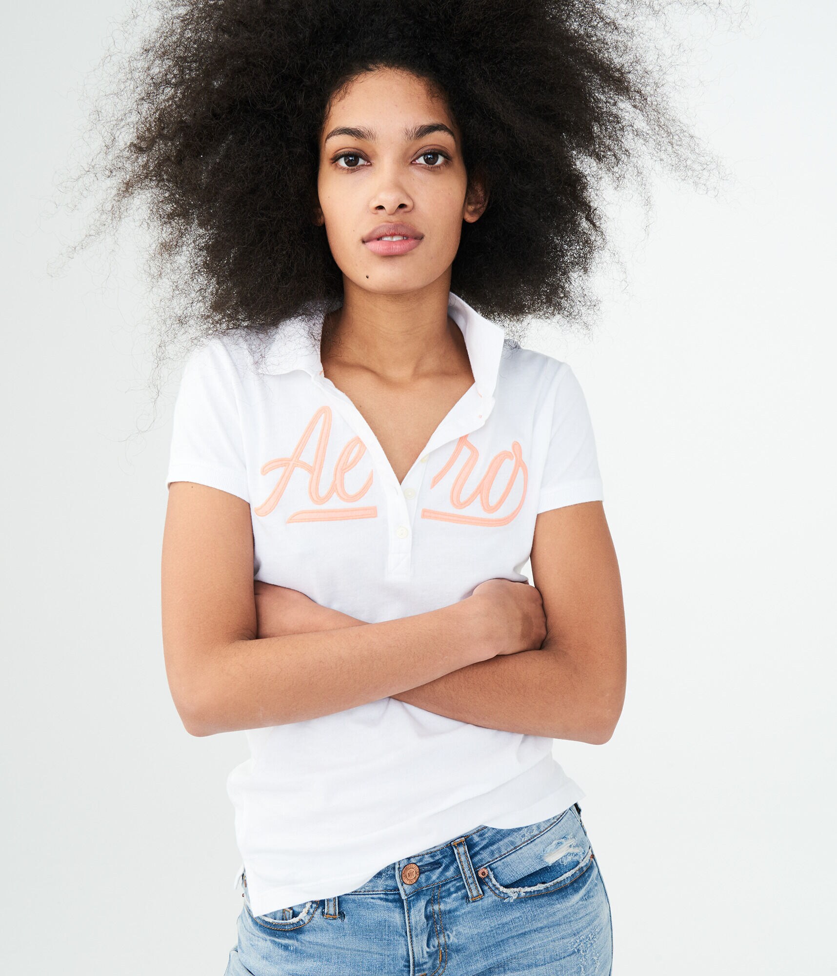 Baseball Logo Graphic Jersey Polo