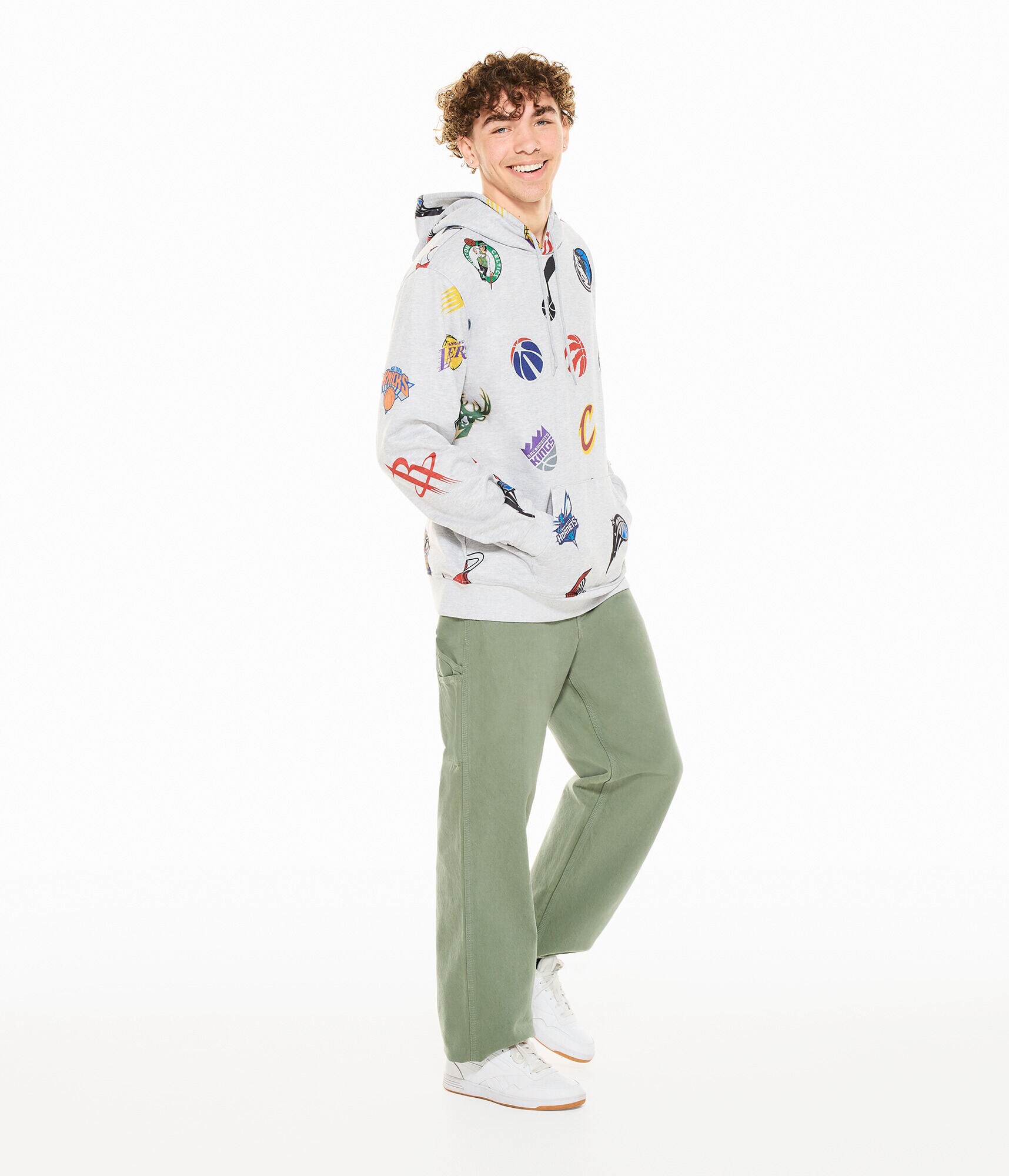 NBA Team Logos Pullover Hoodie