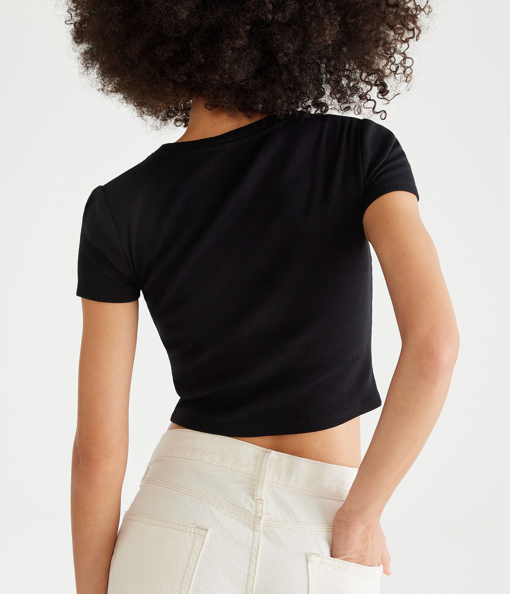 Seriously Soft Cropped Crew Baby Tee