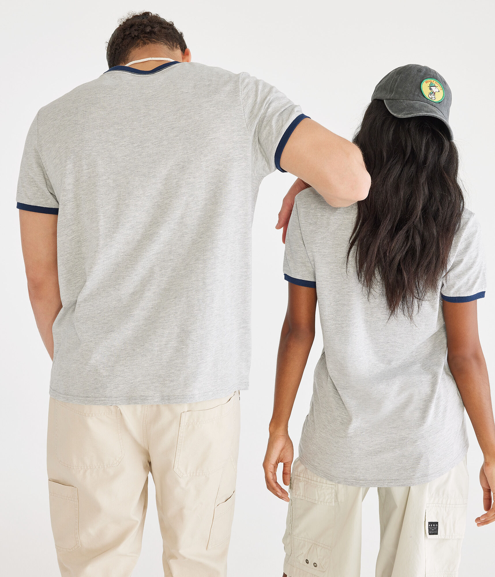 AERO | CAMP SNOOPY&trade; Scout Leader Relaxed Ringer Tee