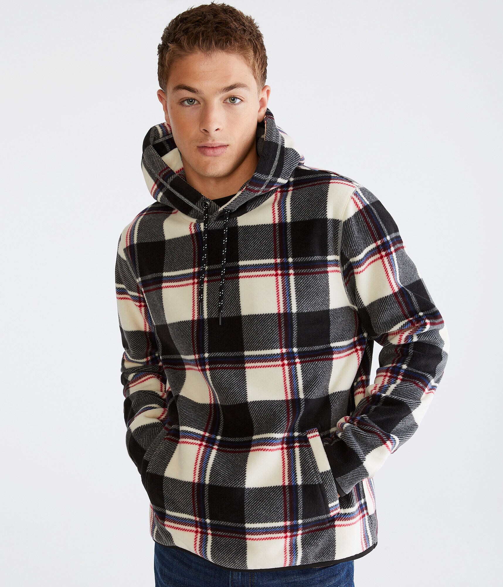 Plaid Alpine Pullover Hoodie