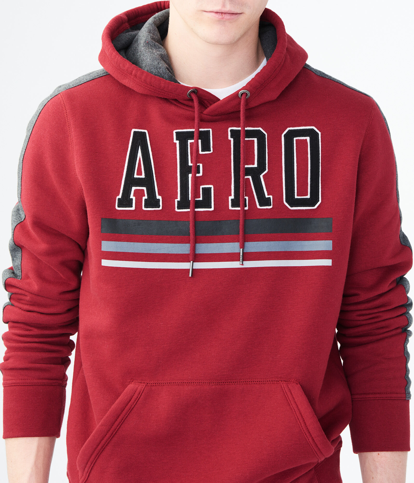 Aero Stripe Pullover Hoodie