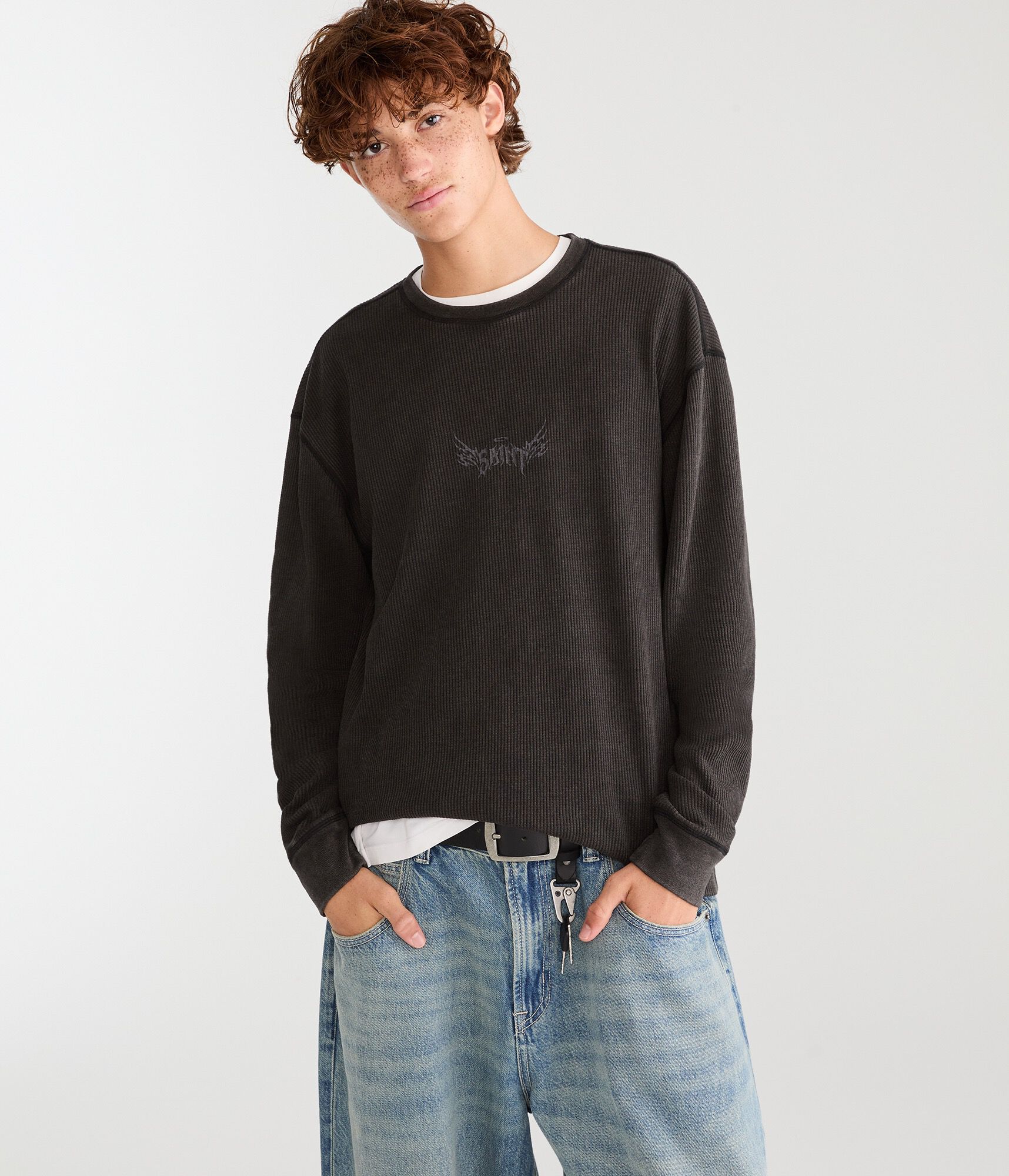 Long Sleeve Saint Thermal Crew Tee