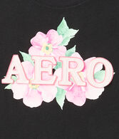 Aero Floral Logo Appliqué Graphic Tee