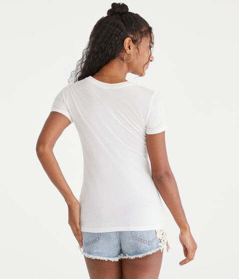 Floral Box Foil Graphic Tee Floral Box Foil Graphic Tee