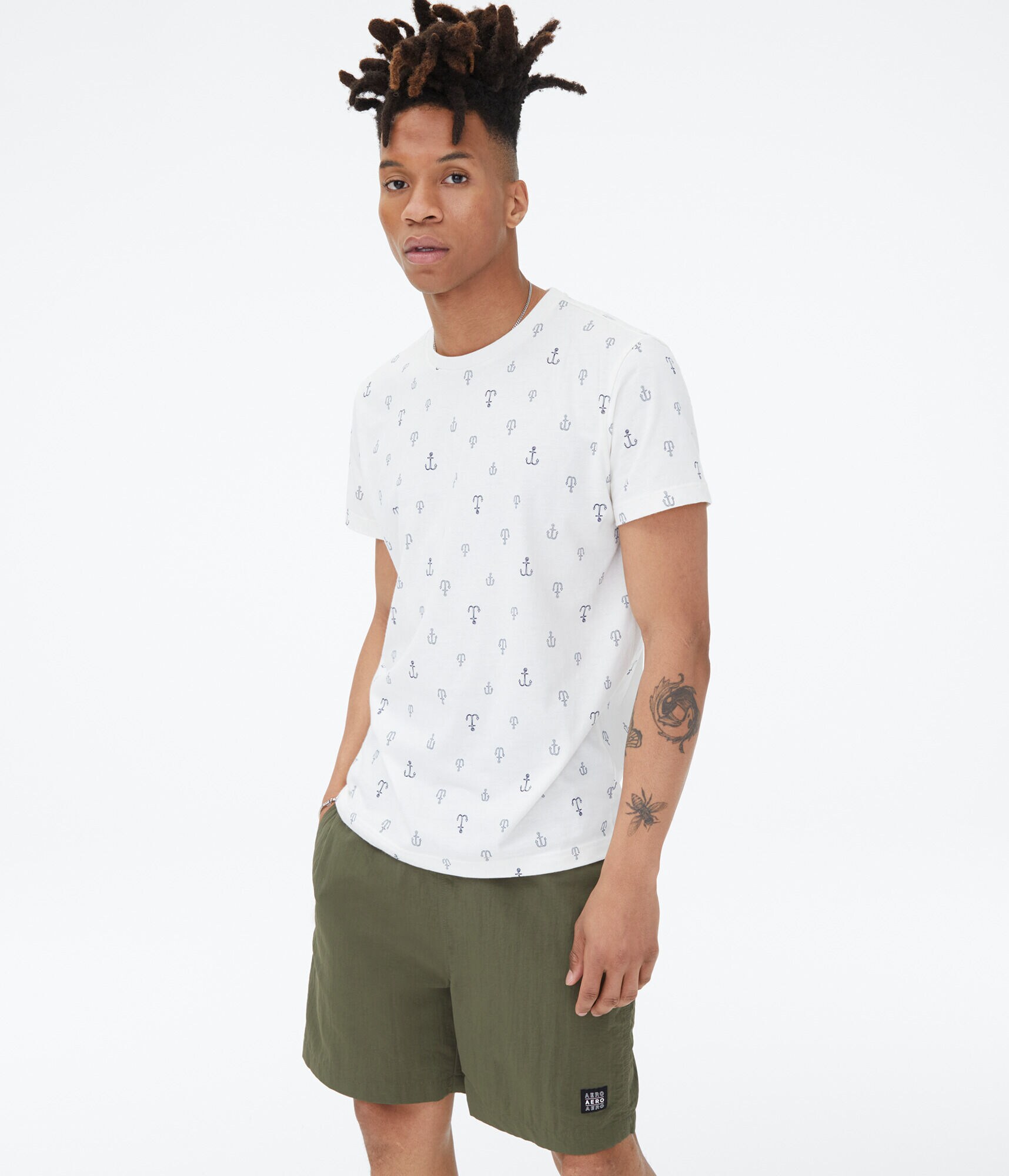 Anchor Print Graphic Tee