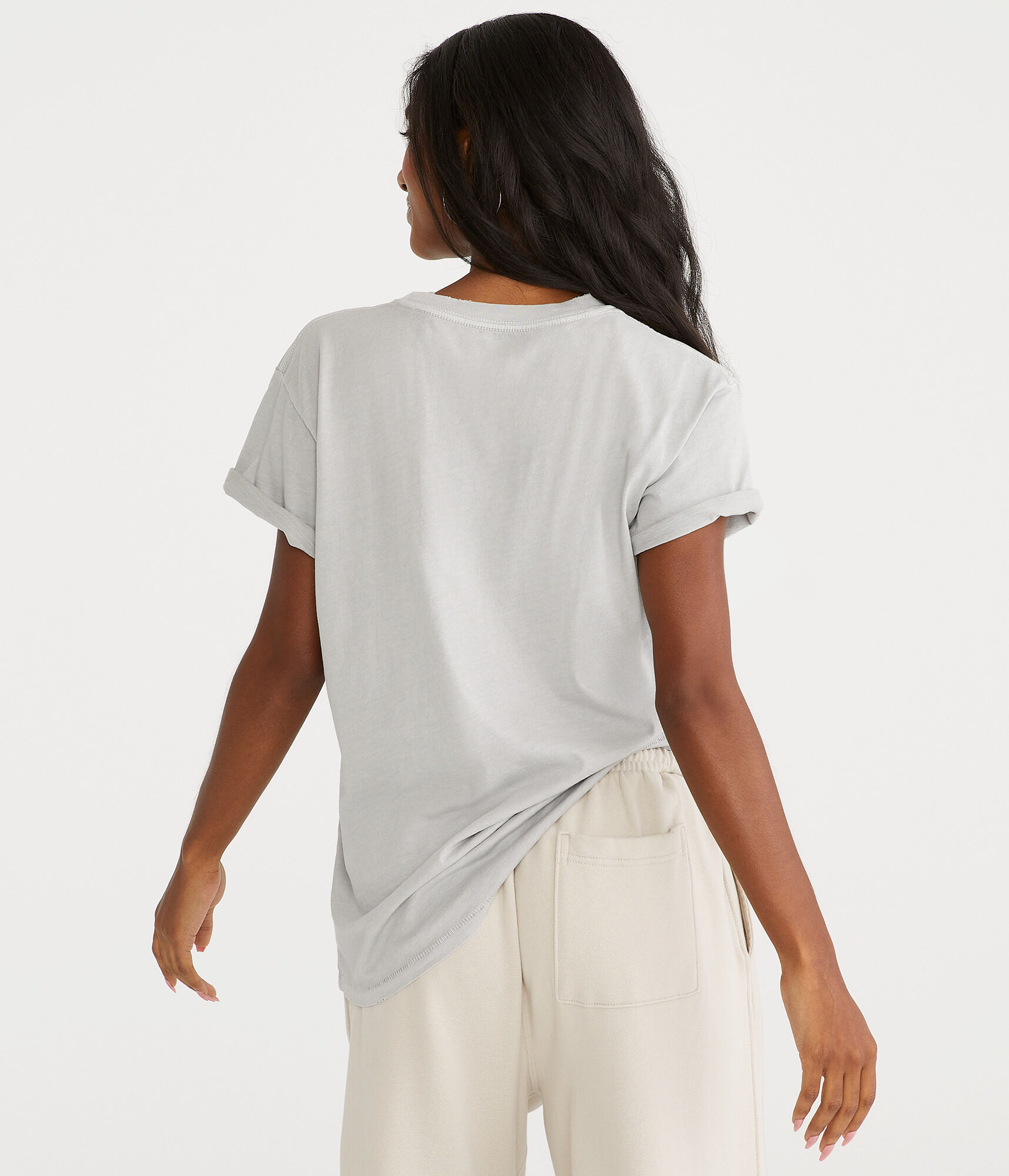 Washed Loose Fit Crew Tee