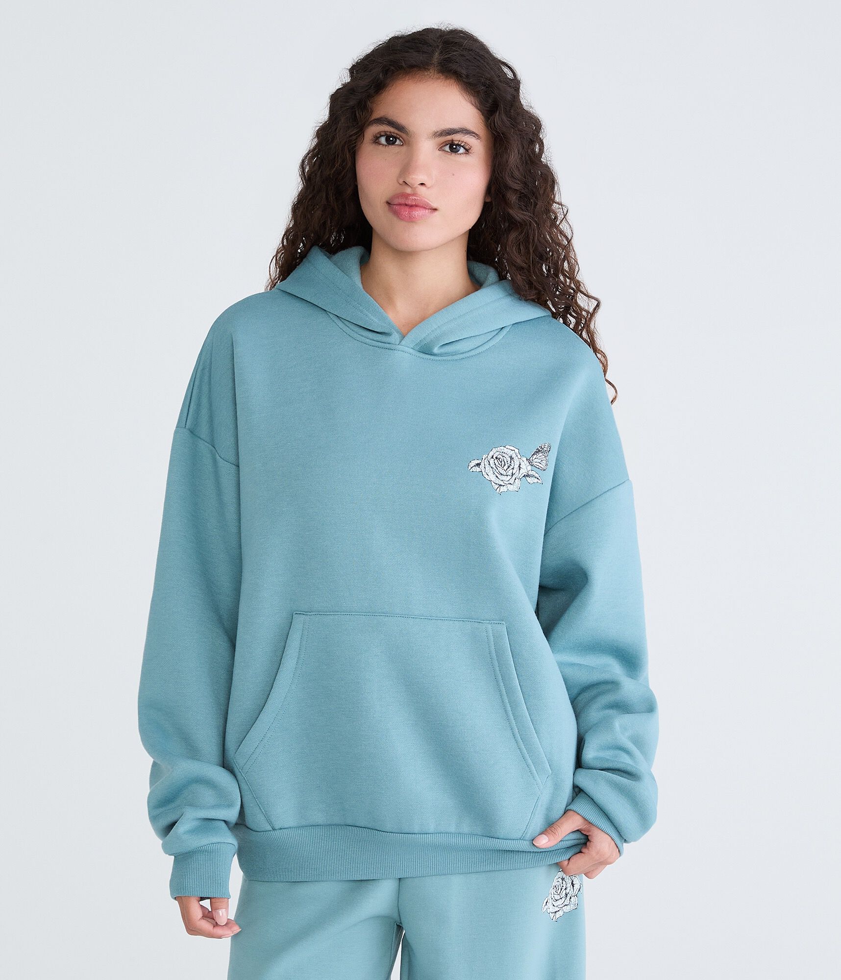 Cloud Soft Butterfly Barbed Wire Pullover Hoodie