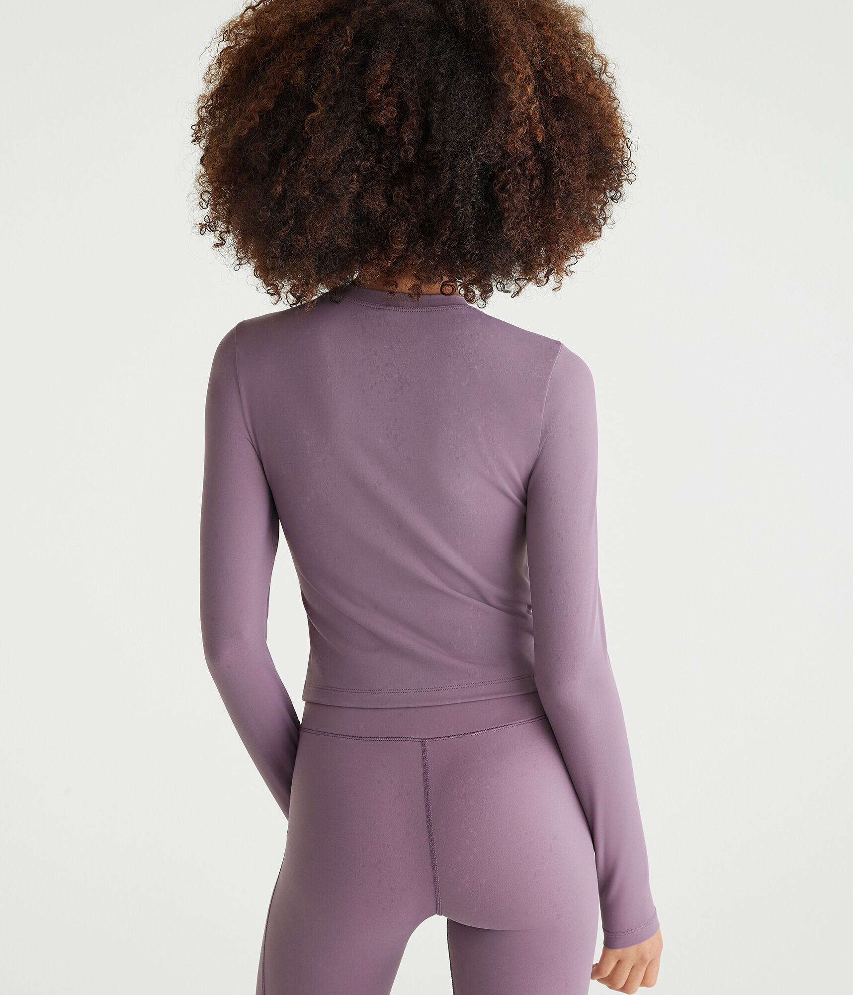 Long Sleeve Air Softspun Cropped Active Top