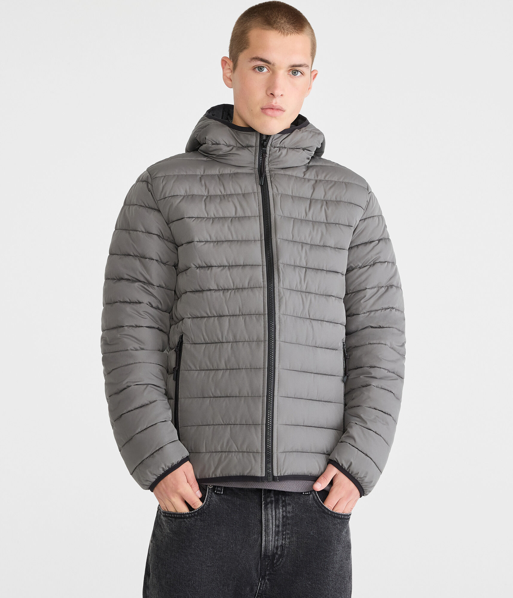 Hooded Midweight Puffer Jacket