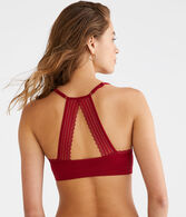 Seamless Lace-Back Bralette