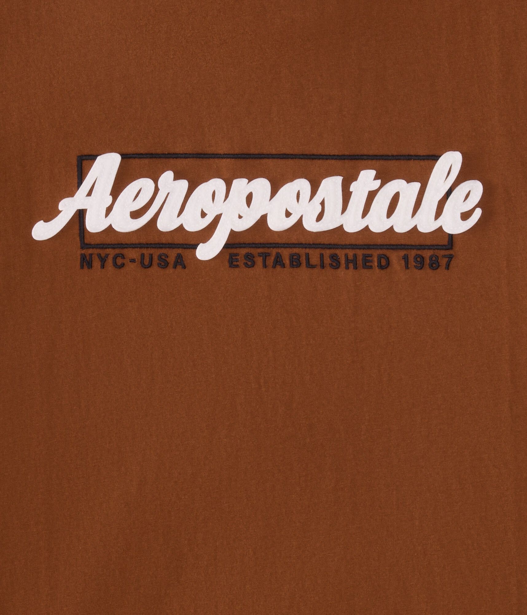 Aeropostale Box Appliqu&eacute; Graphic Tee