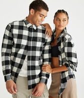 Long Sleeve Buffalo Check Softspun Flannel Shirt