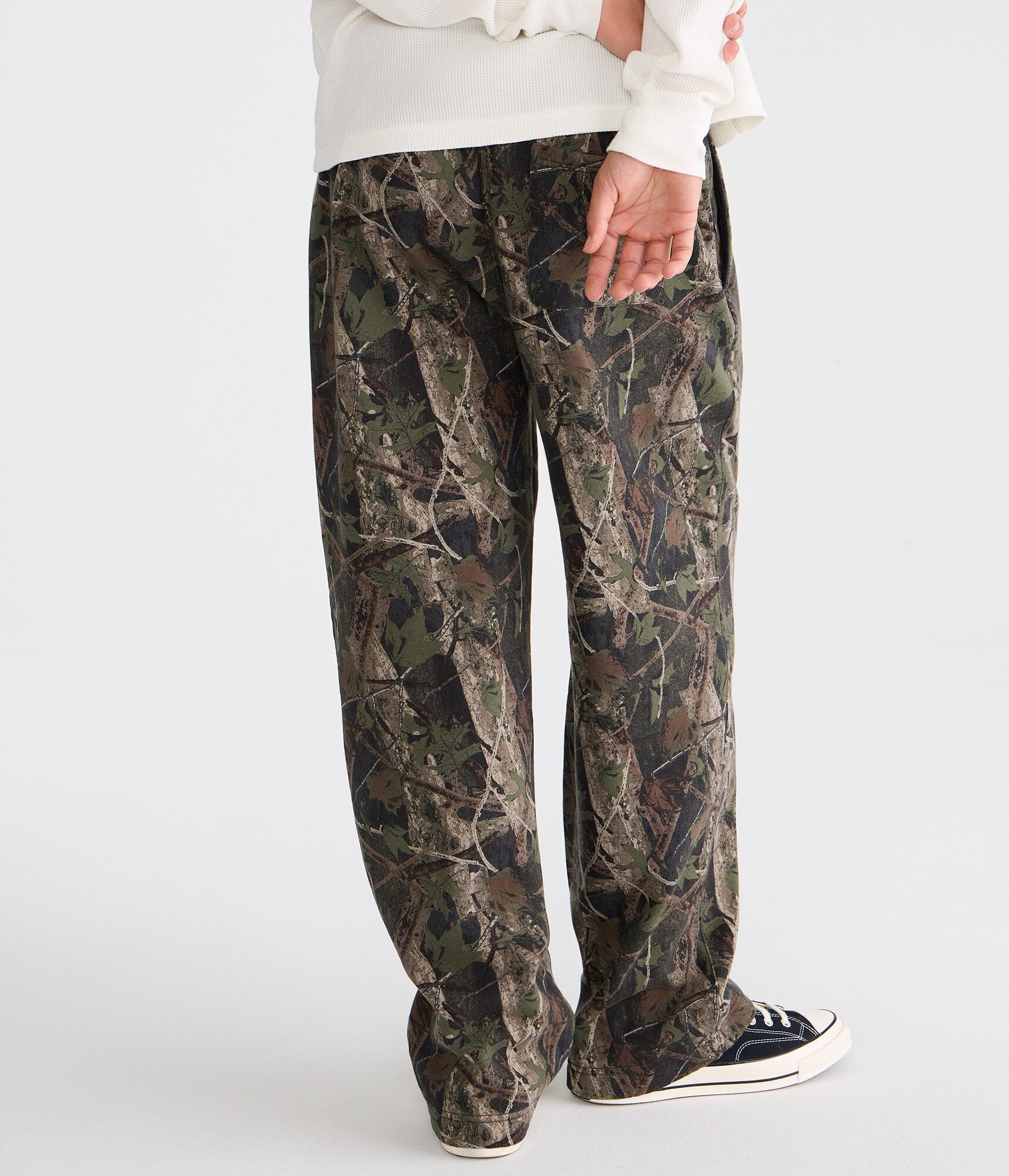 Cloud Soft Forest Camo Baggy Sweatpants