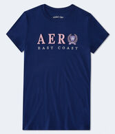 Aero East Coast Crest Appliqué Graphic Tee