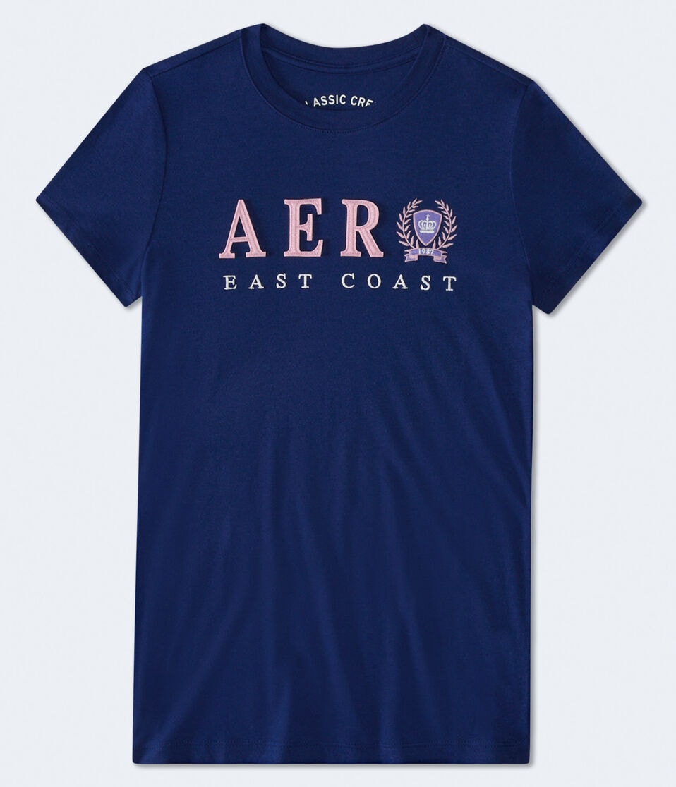 Aero East Coast Crest Appliqué Graphic Tee