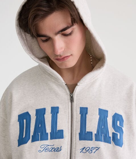 Dallas Texas Essentials Full-Zip Hoodie Dallas Texas Essentials Full-Zip Hoodie