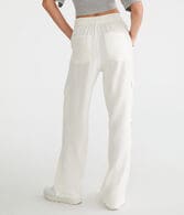Linen Wide Leg Cargo Pants