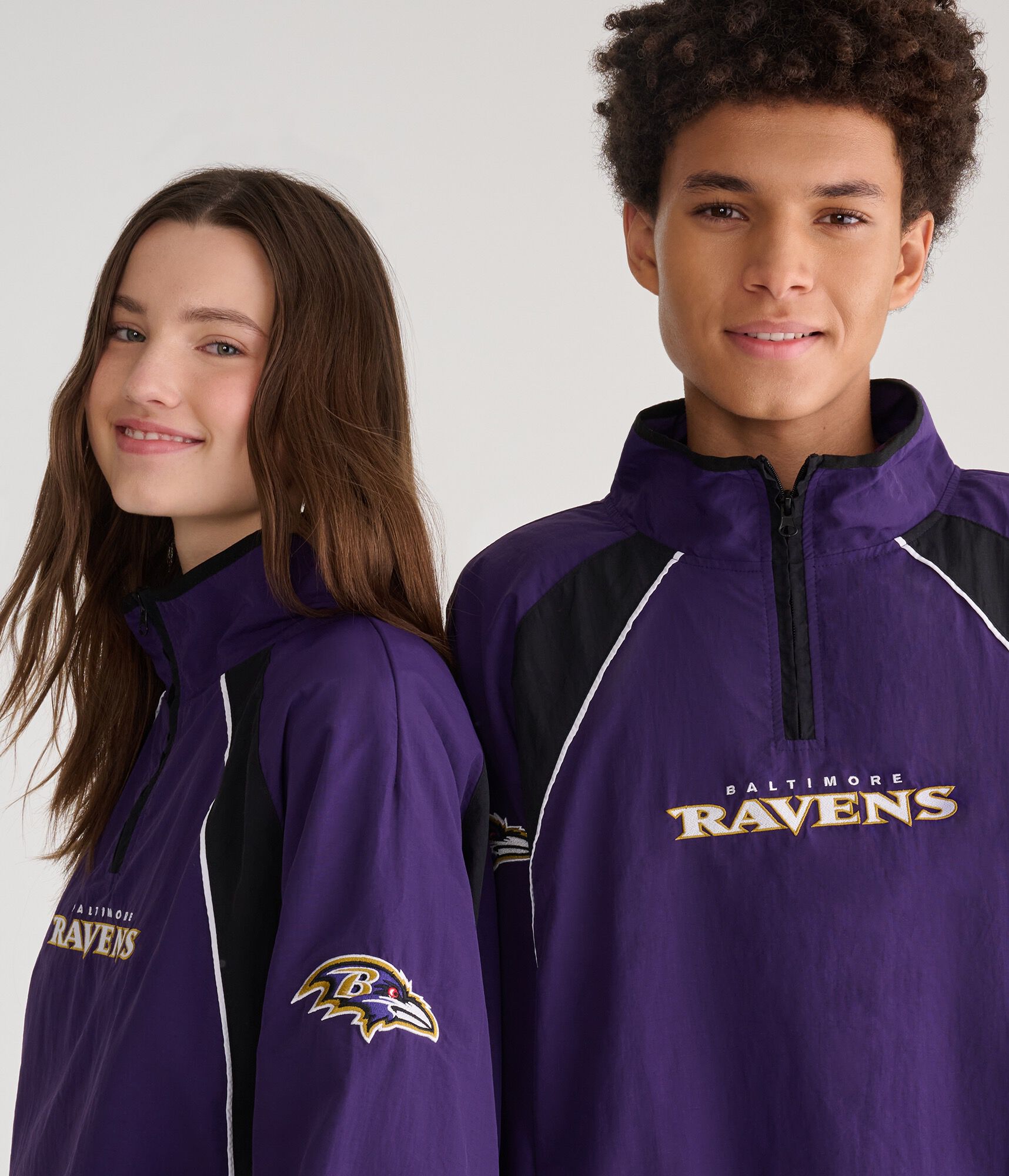 Baltimore Ravens Quarter-Zip Track Jacket
