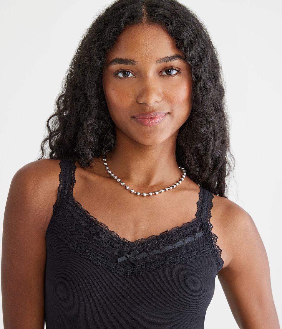 Seriously Soft Lace V-Neck Tank