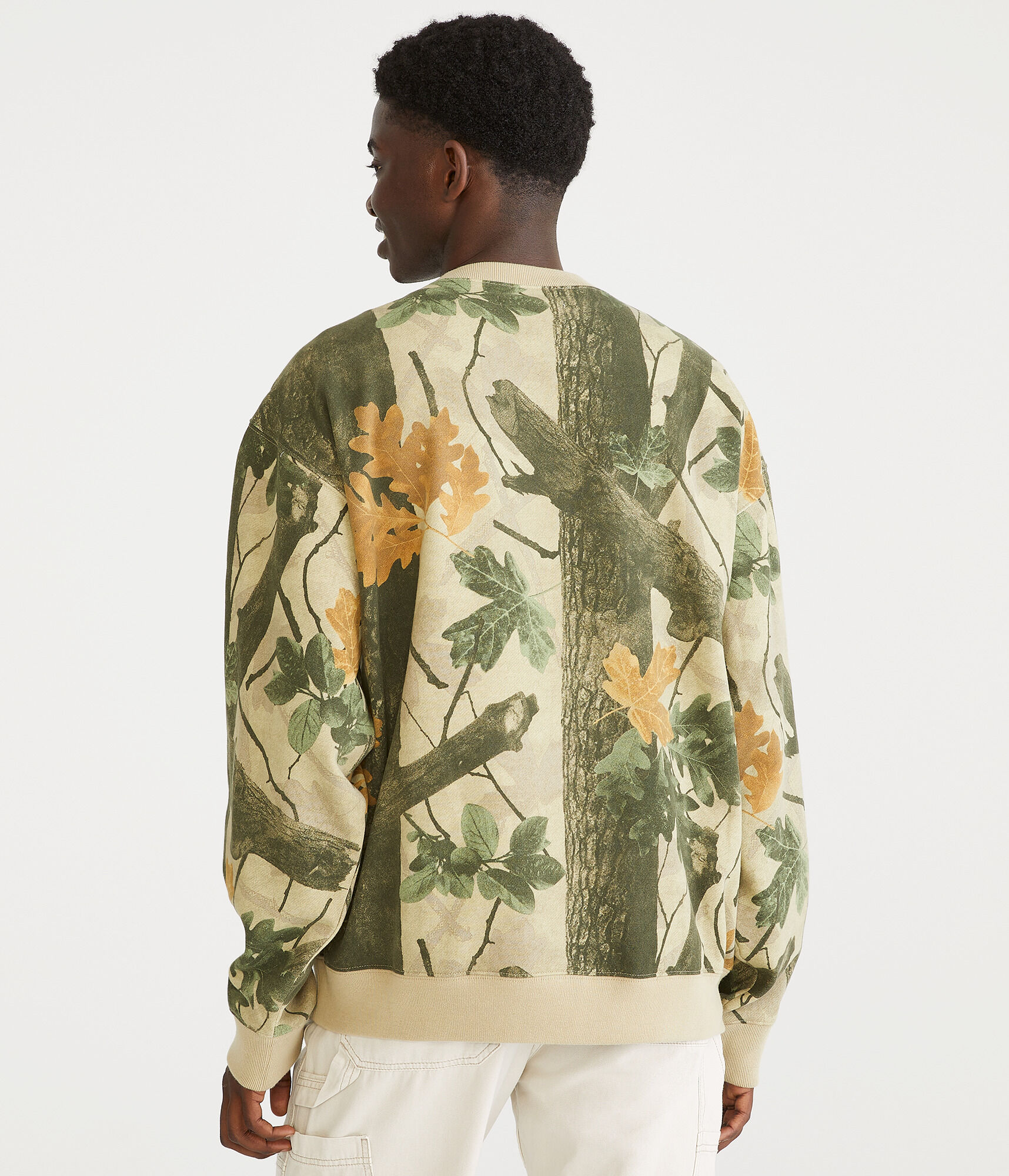 Forest Print Crew Sweatshirt