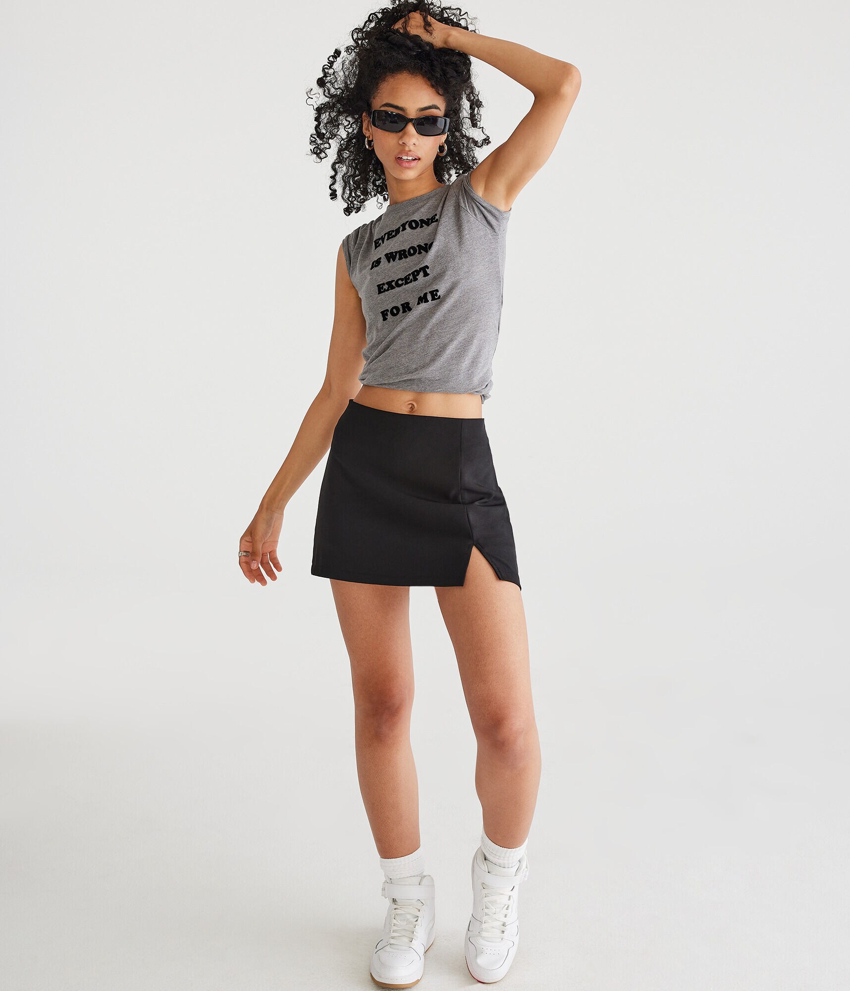 Everyone Is Wrong Flocked Graphic Tee