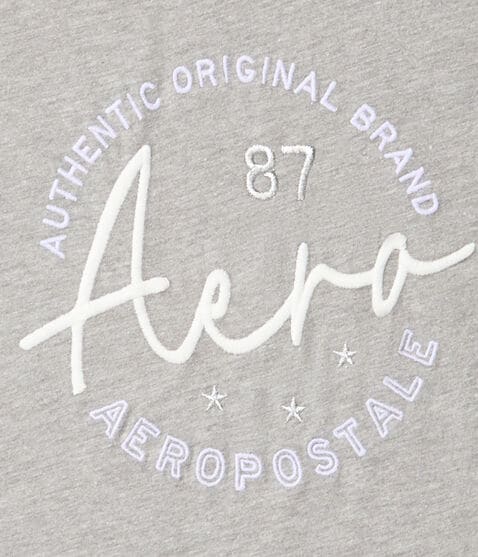 Aero Script Circle Graphic Tee Aero Script Circle Graphic Tee