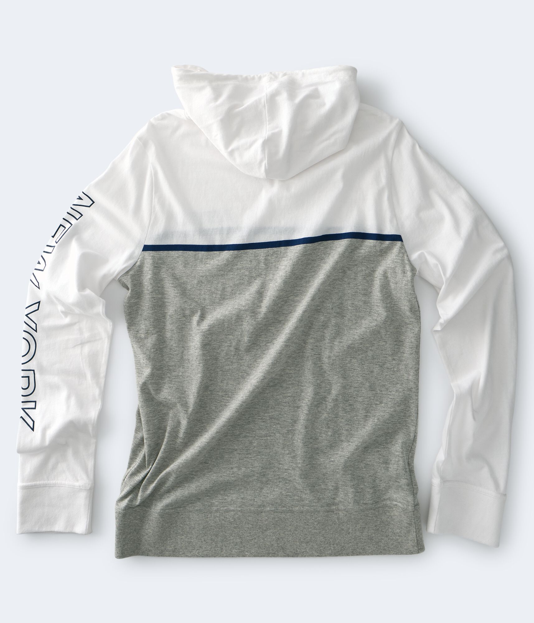 Long Sleeve Aero87 Colorblocked Hooded Shirt