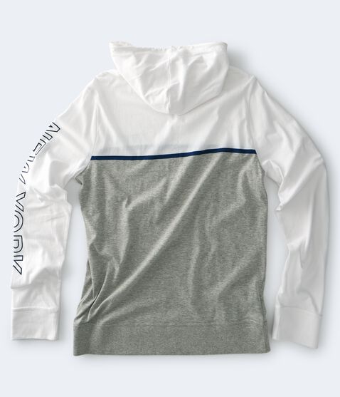Long Sleeve Aero87 Colorblocked Hooded Shirt Long Sleeve Aero87 Colorblocked Hooded Shirt