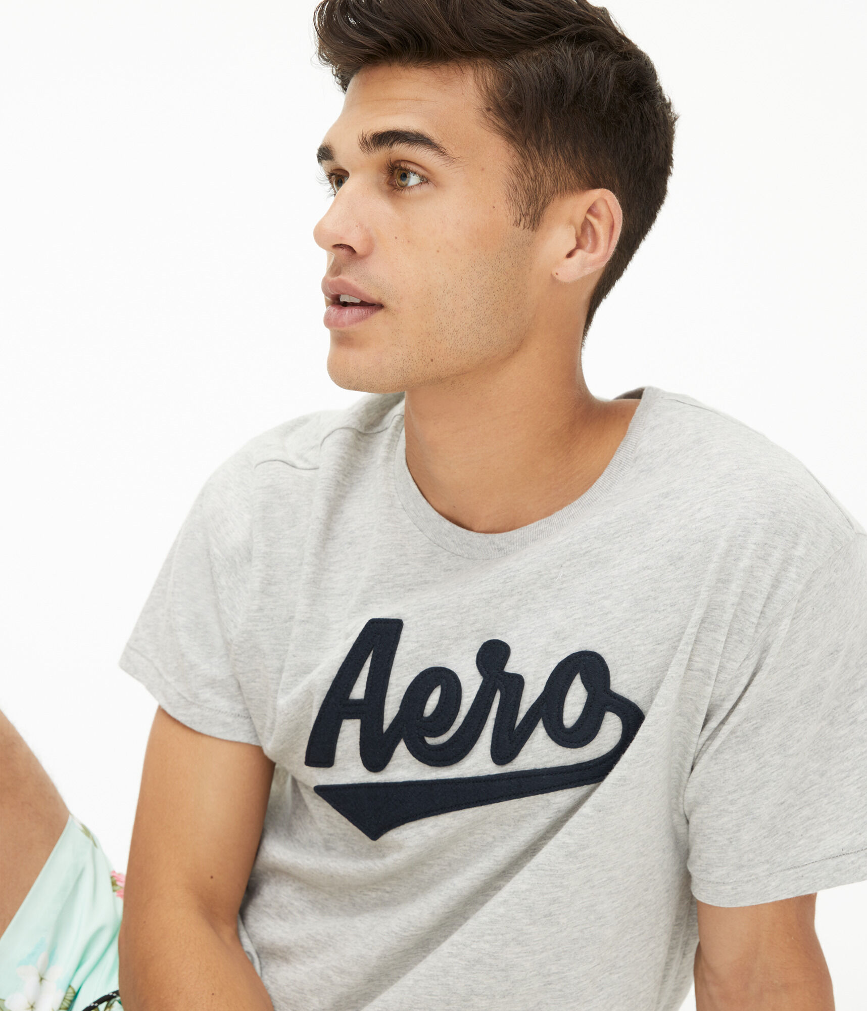 Aero Script Appliqu&eacute; Graphic Tee
