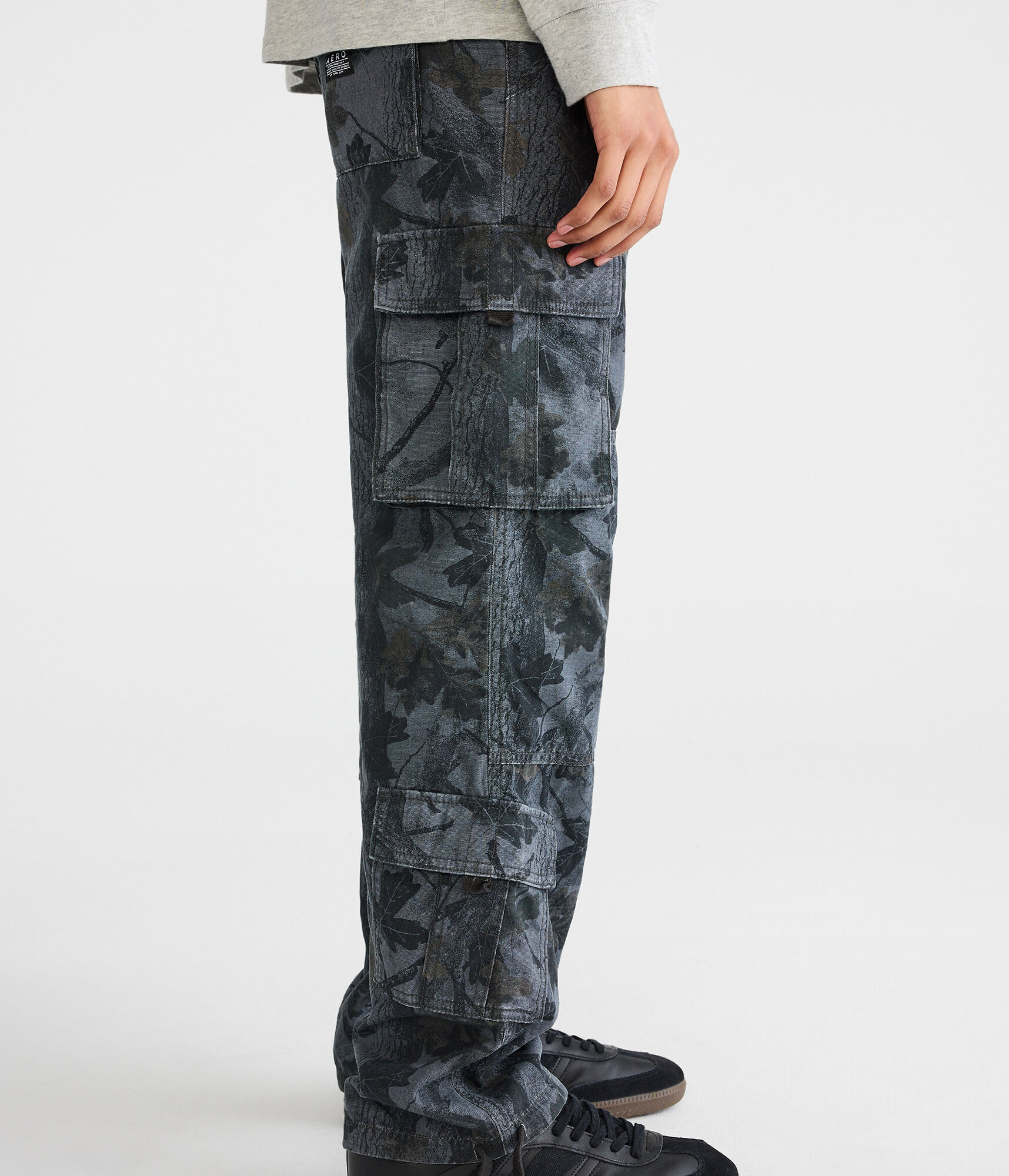Forest Camo Baggy Cargo Pants