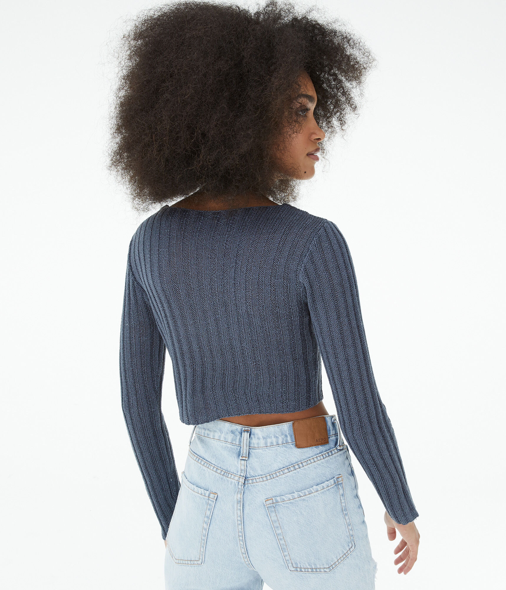 Cropped button cardigan clearance