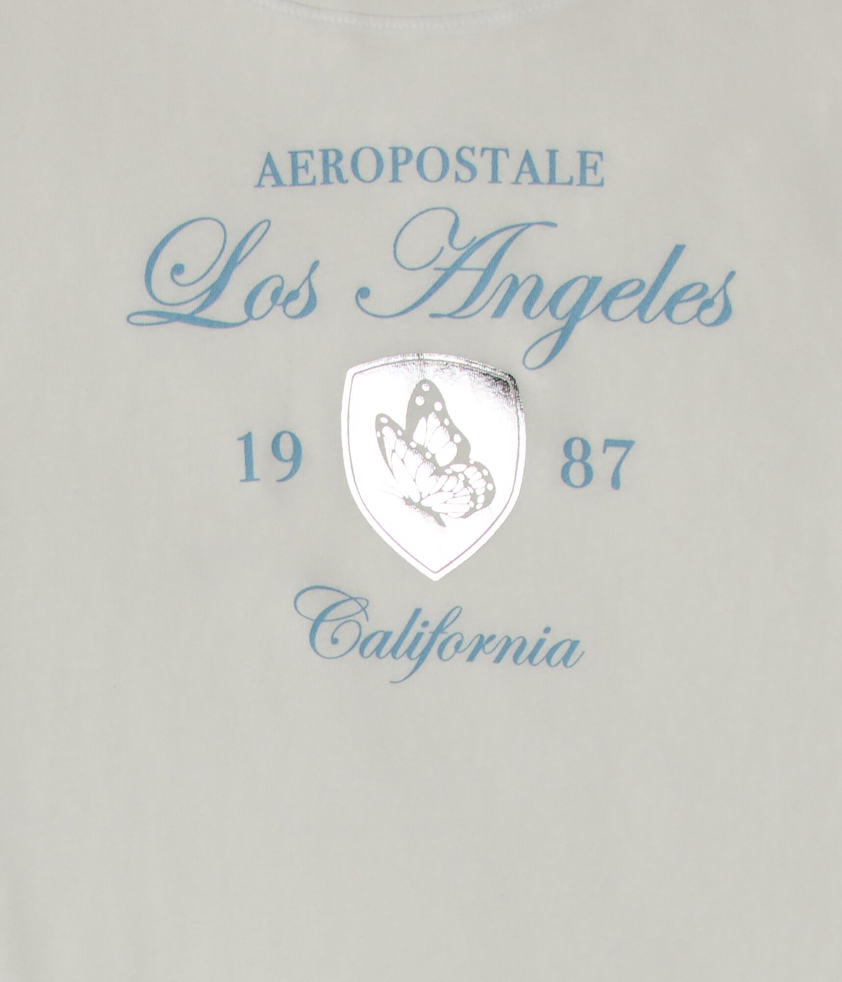 Los Angeles Butterfly Foil Graphic Tee