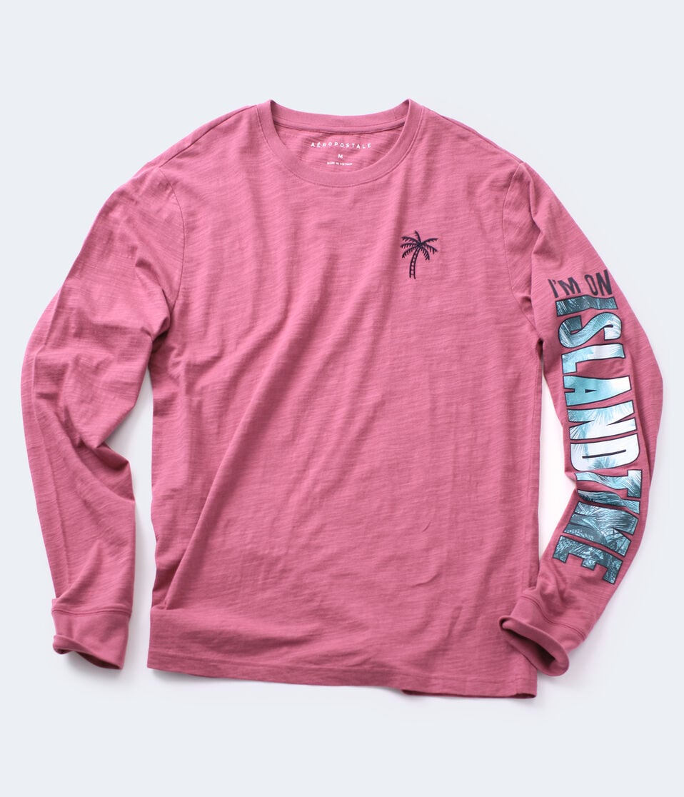 Long Sleeve Island Time Graphic Tee