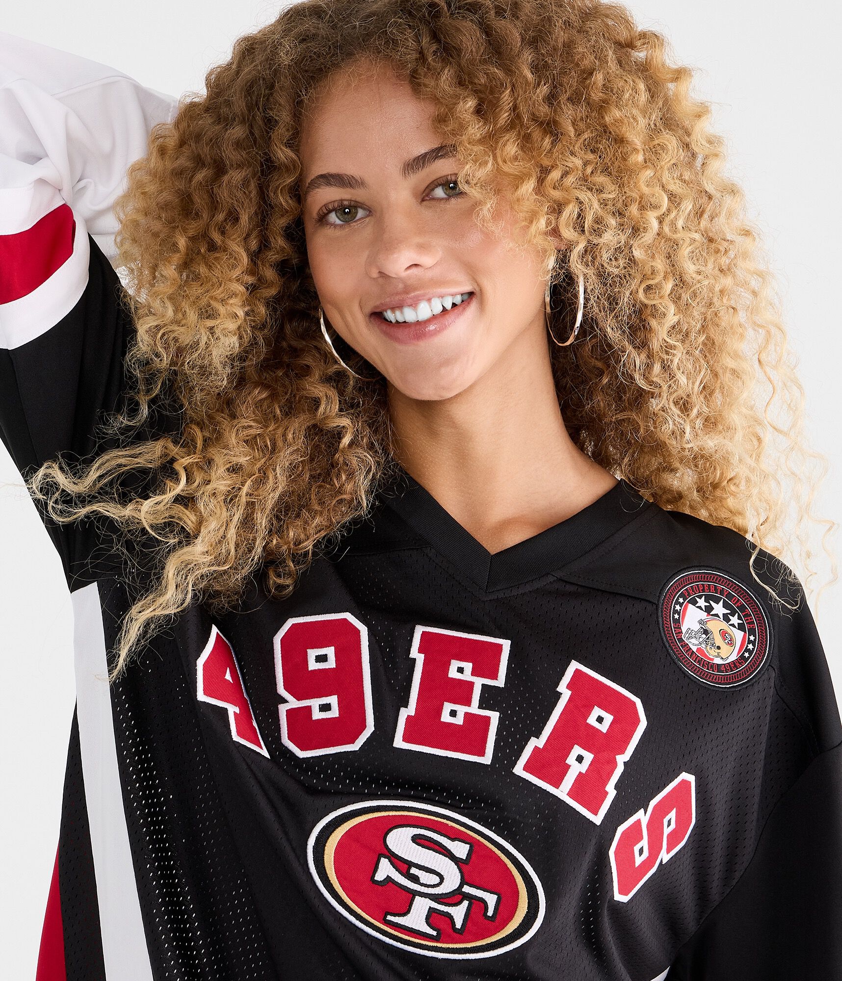 Long Sleeve San Francisco 49ers Mesh Top