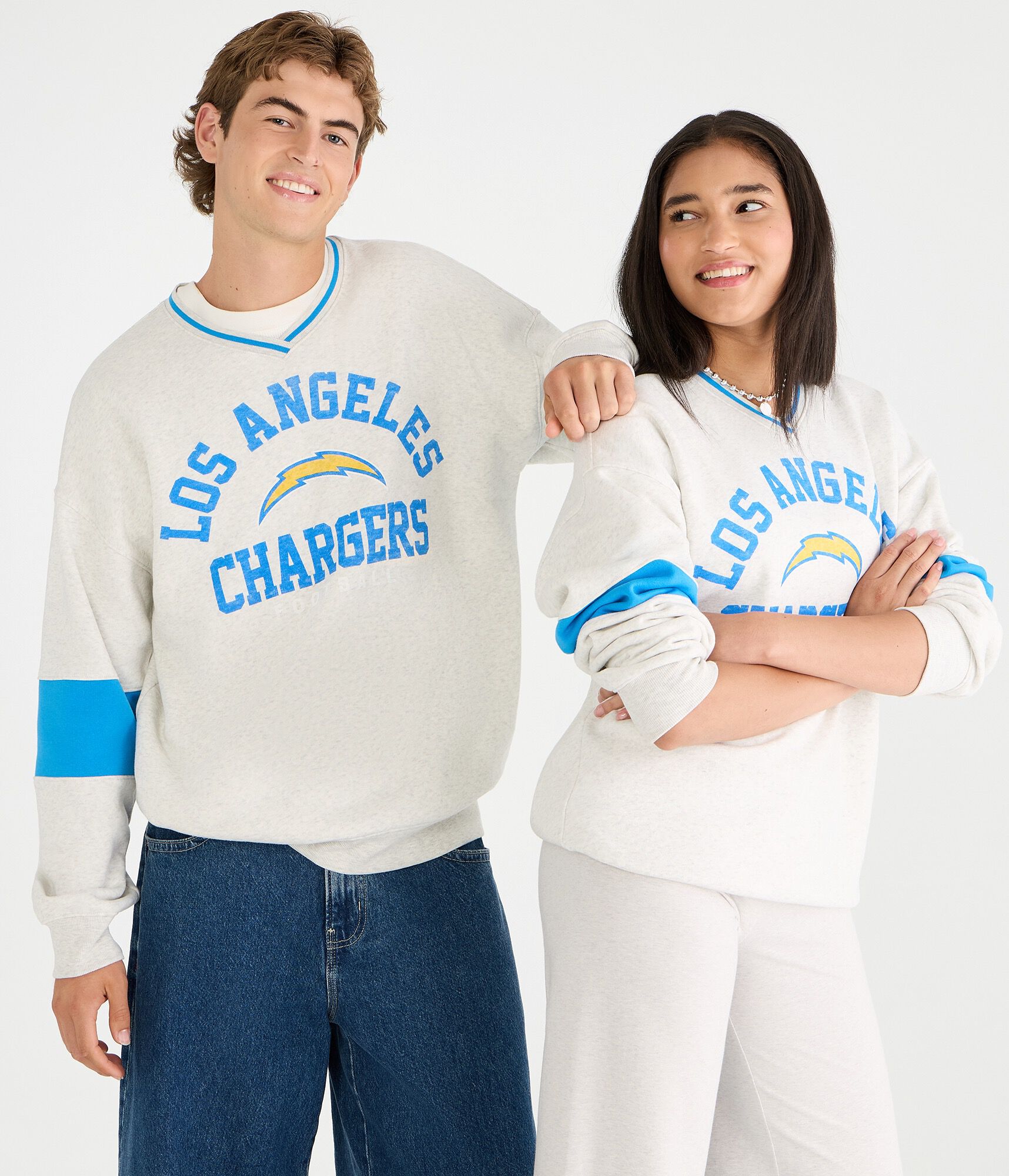 Los Angeles Chargers V-Neck Sweatshirt