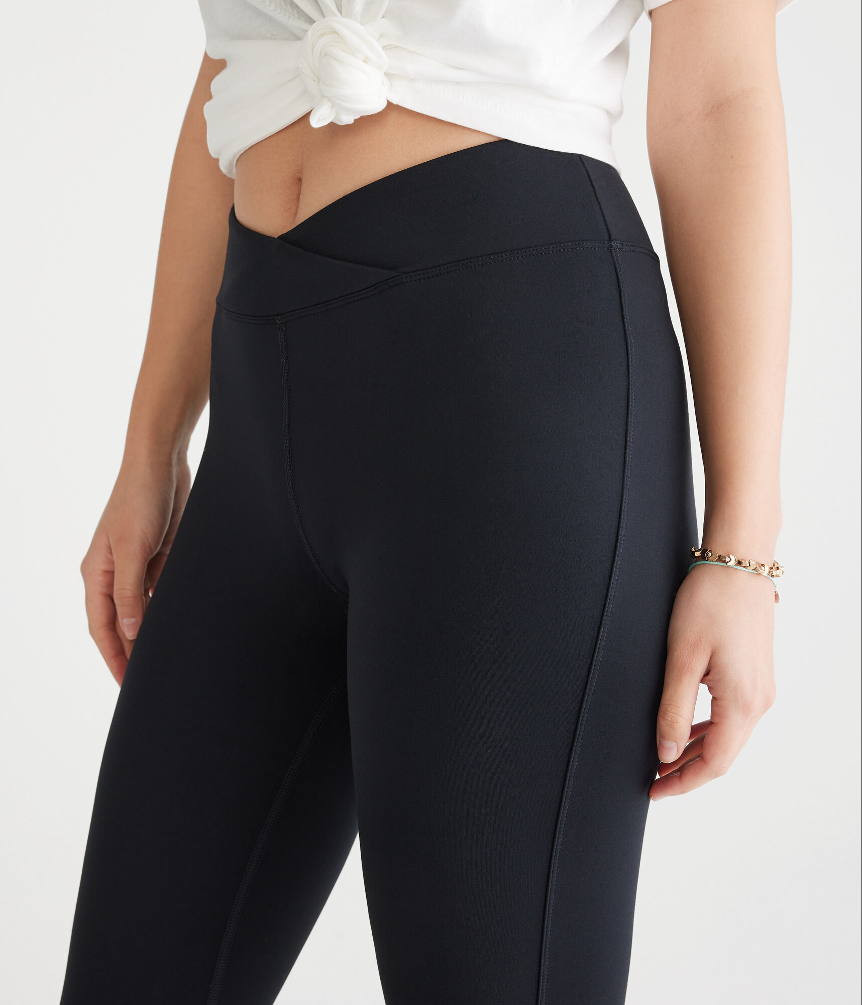 Air Soft Low-Rise Crossover Leggings