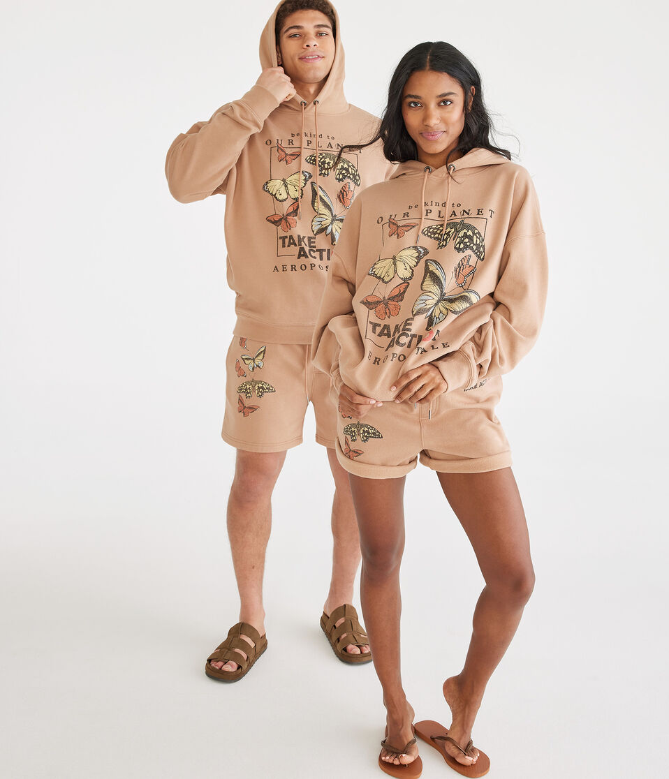 AERO | GLOBAL CITIZEN® Butterflies Pullover Hoodie