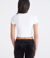 Juicy Couture Cropped Henley