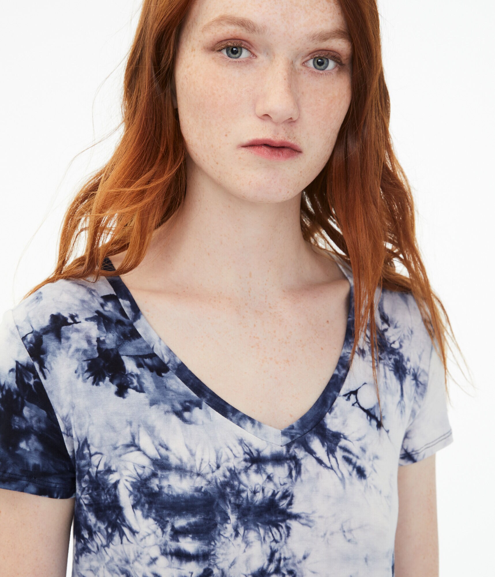 Seriously Soft Tie-Dye V-Neck Tee