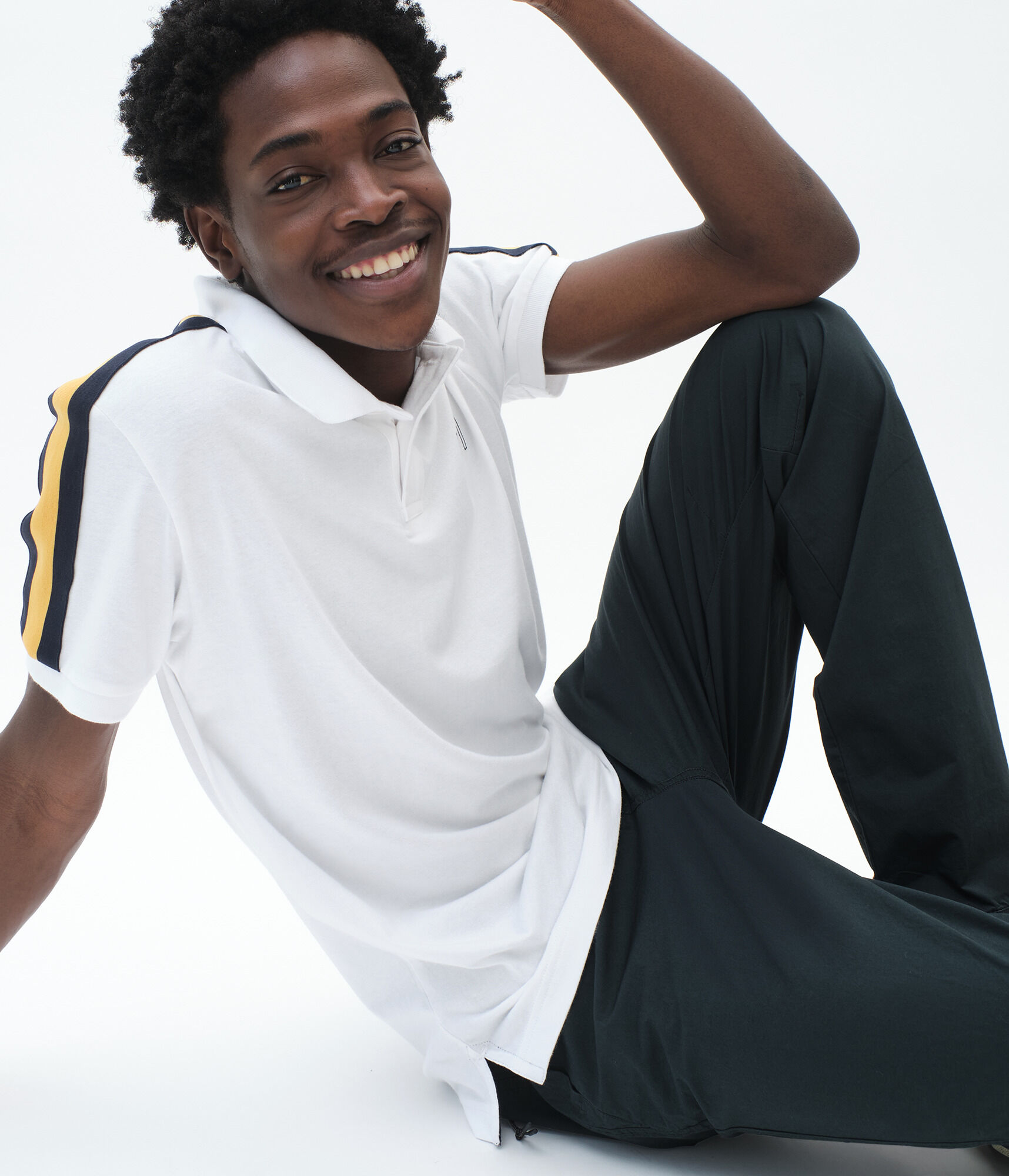 A87 Shoulder Tape Jersey Polo