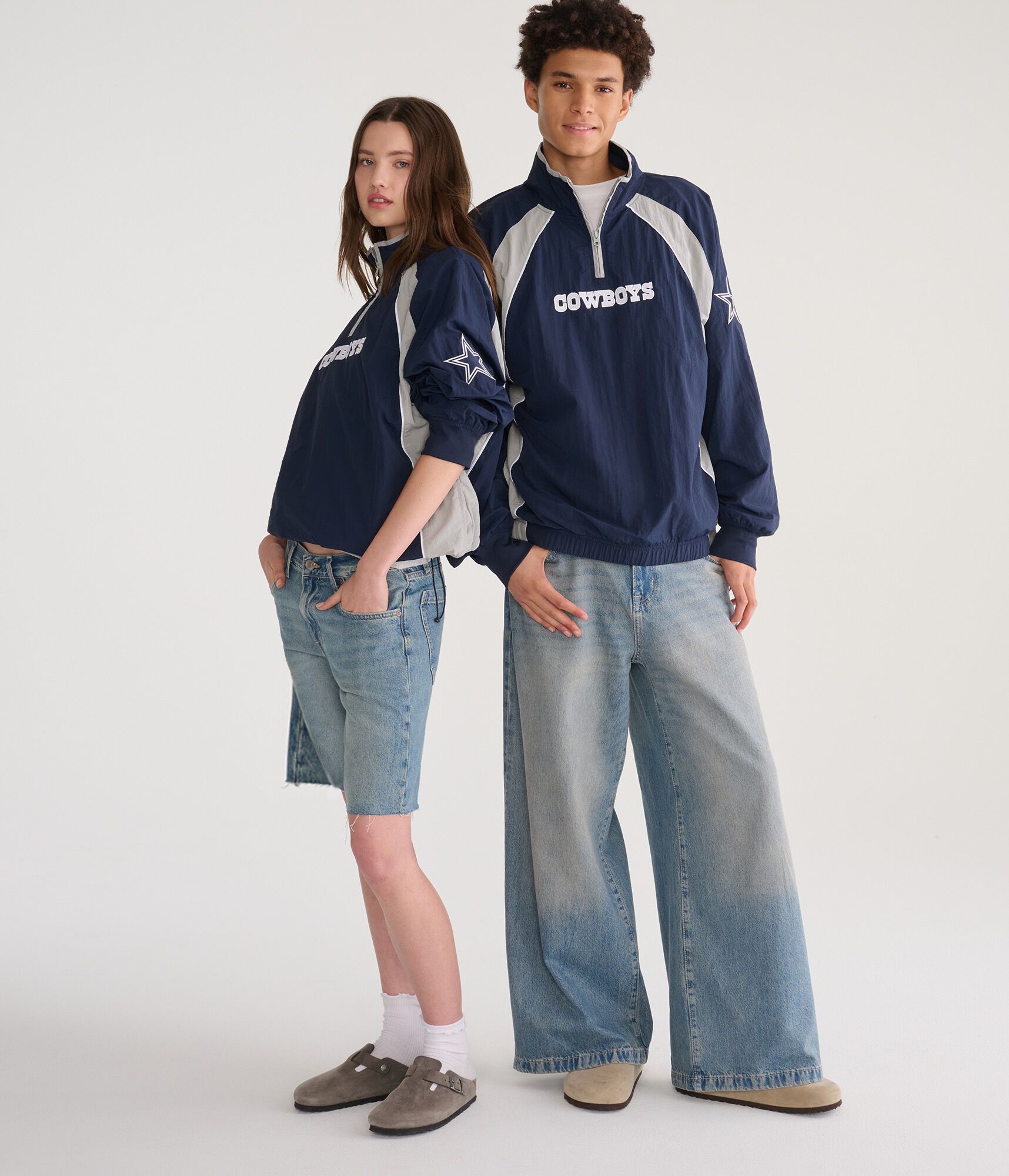 Dallas Cowboys Quarter-Zip Track Jacket