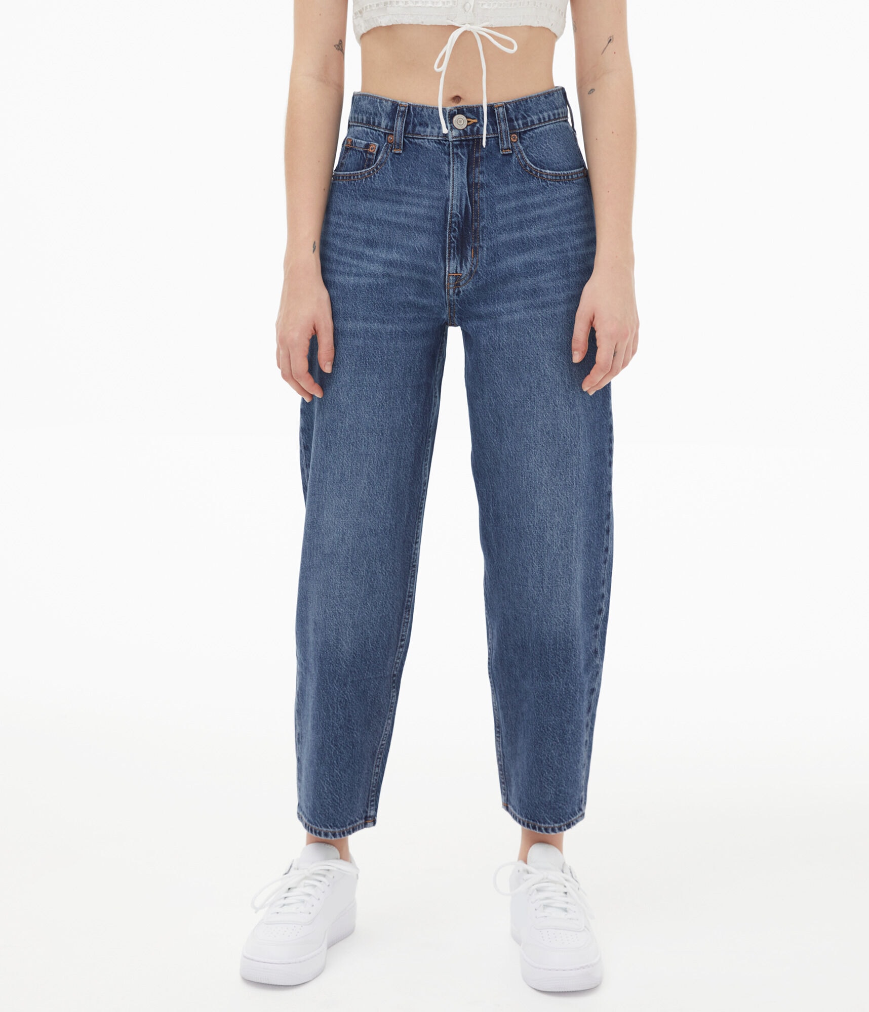High-Waisted Balloon Jean