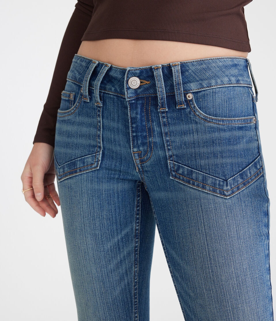 Low-Rise Flare Jean