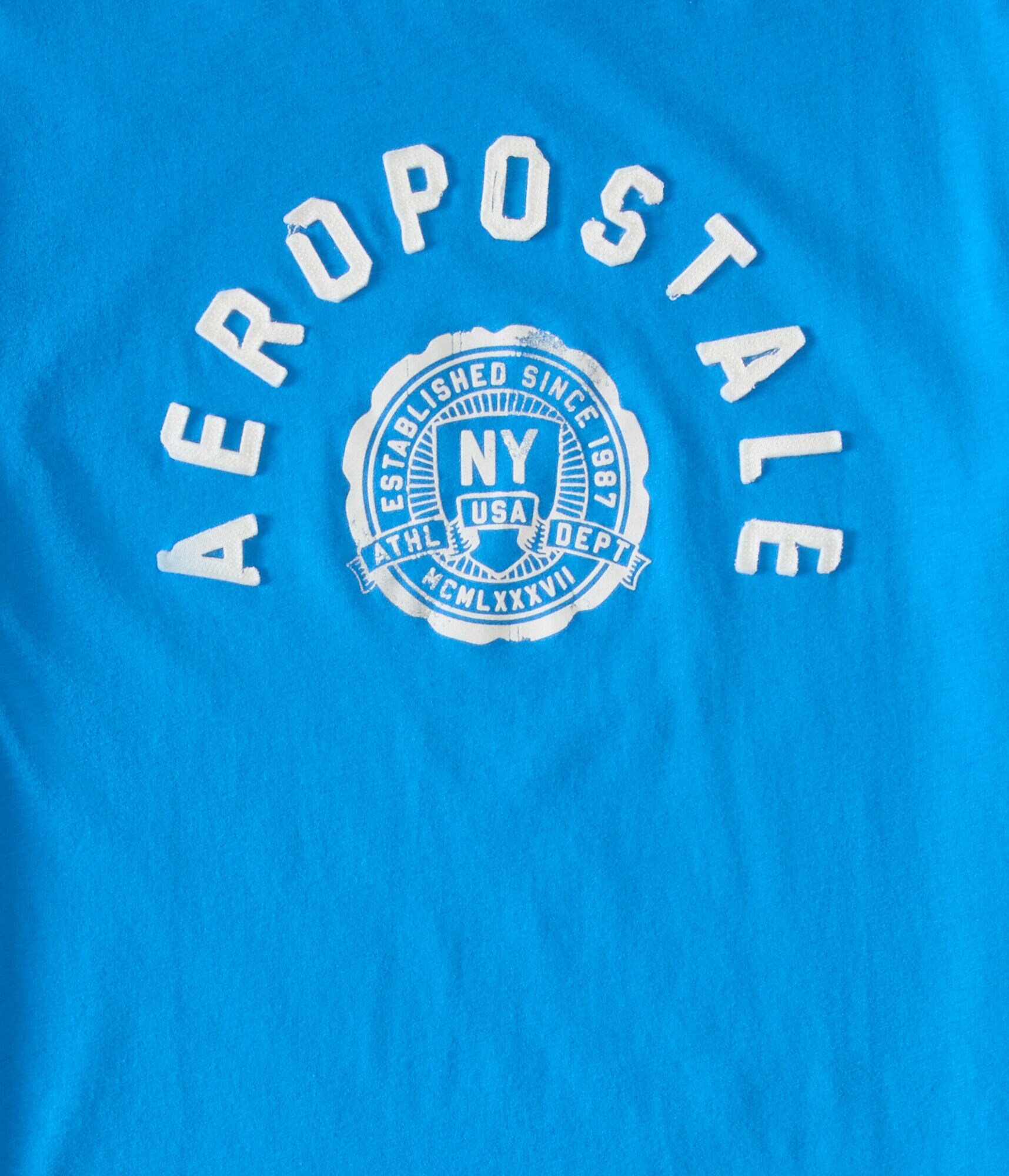 Aeropostale NY Shield Appliqu&eacute; Graphic Tee