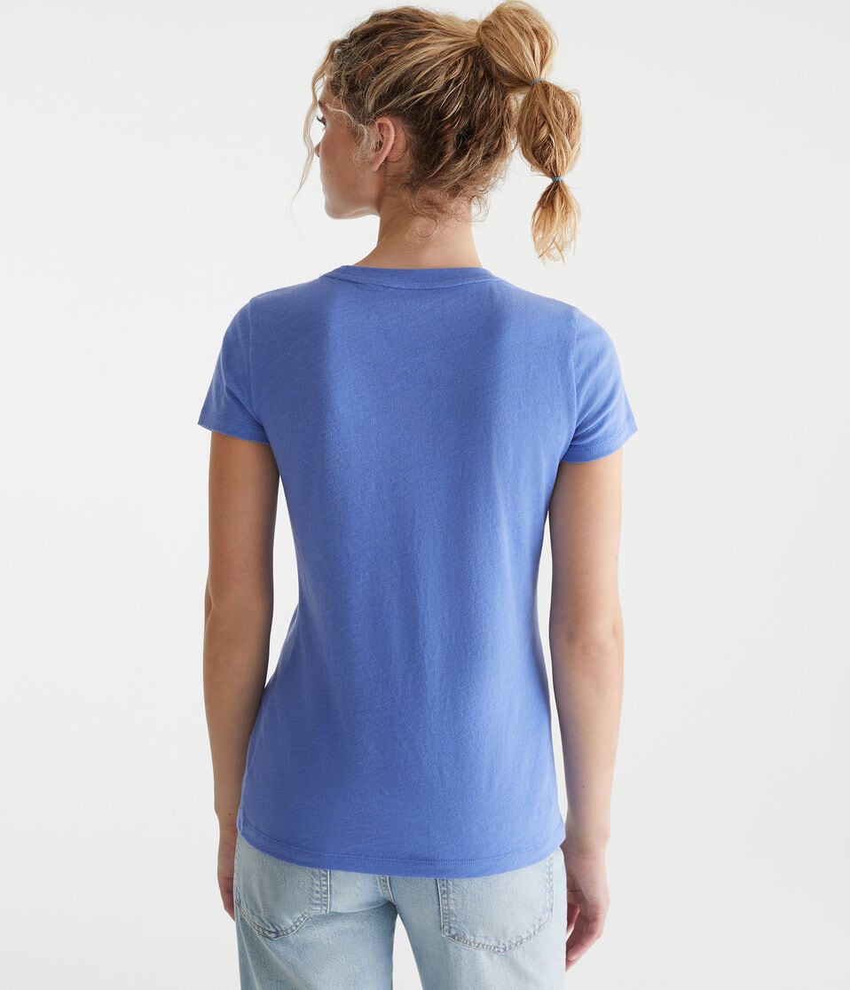 Aeropostale Circle Appliqué Graphic Tee